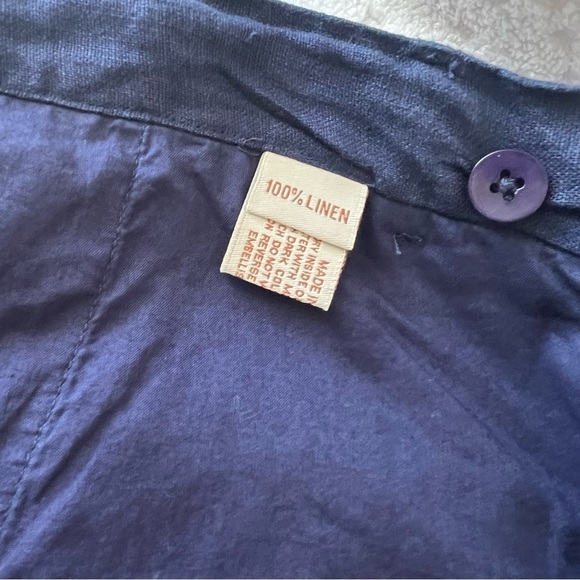 JAYPORE 100% Linen. Cropped pants. - Picture 10 of 10